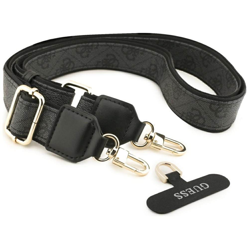 474661_oryg Guess 4G Strass Logo & Big Strap Metal Buttons MagSafe case for iPhone Air black
