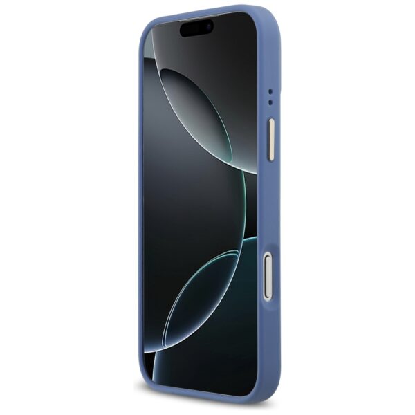 474774_oryg Guess 4G Strass Logo & Big Strap Metal Buttons MagSafe case for iPhone 17 Pro Max blue