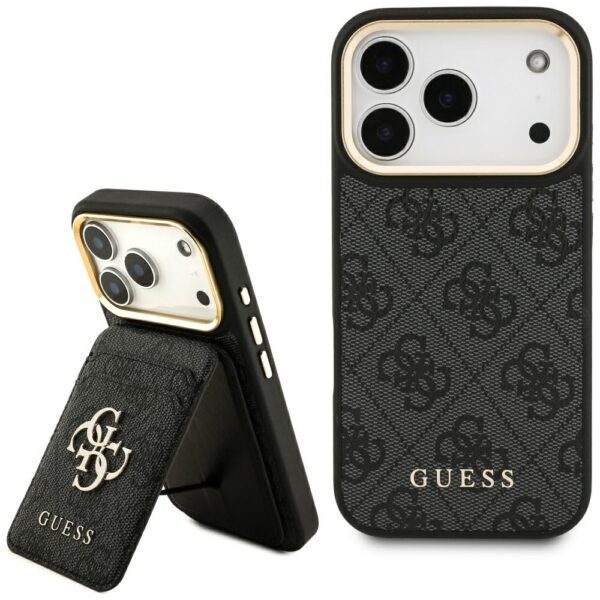 474815_oryg Guess 4G z portfelem Magsafe case for iPhone 17 Pro black