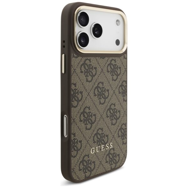 474844_oryg Guess 4G z portfelem Magsafe case for iPhone 17 Pro Max brown