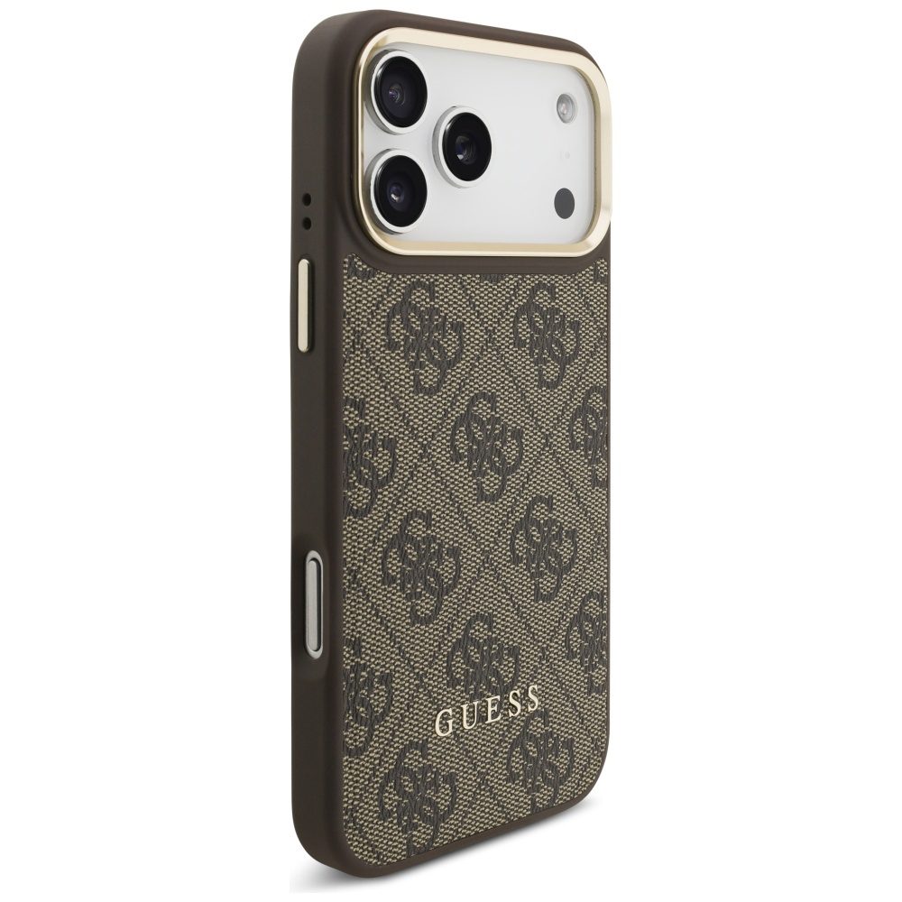 474844_oryg Guess 4G z portfelem Magsafe case for iPhone 17 Pro Max brown