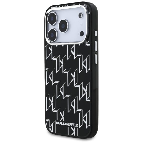Karl Lagerfeld IML KL Monogram MagSafe case for iPhone 17 Pro black