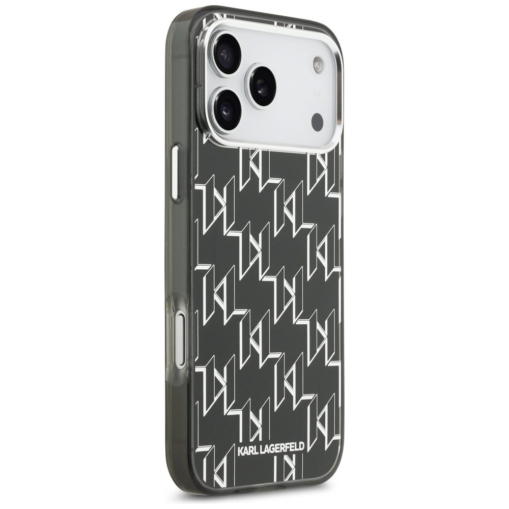 Karl Lagerfeld IML KL Monogram MagSafe case for iPhone 17 Pro Max black