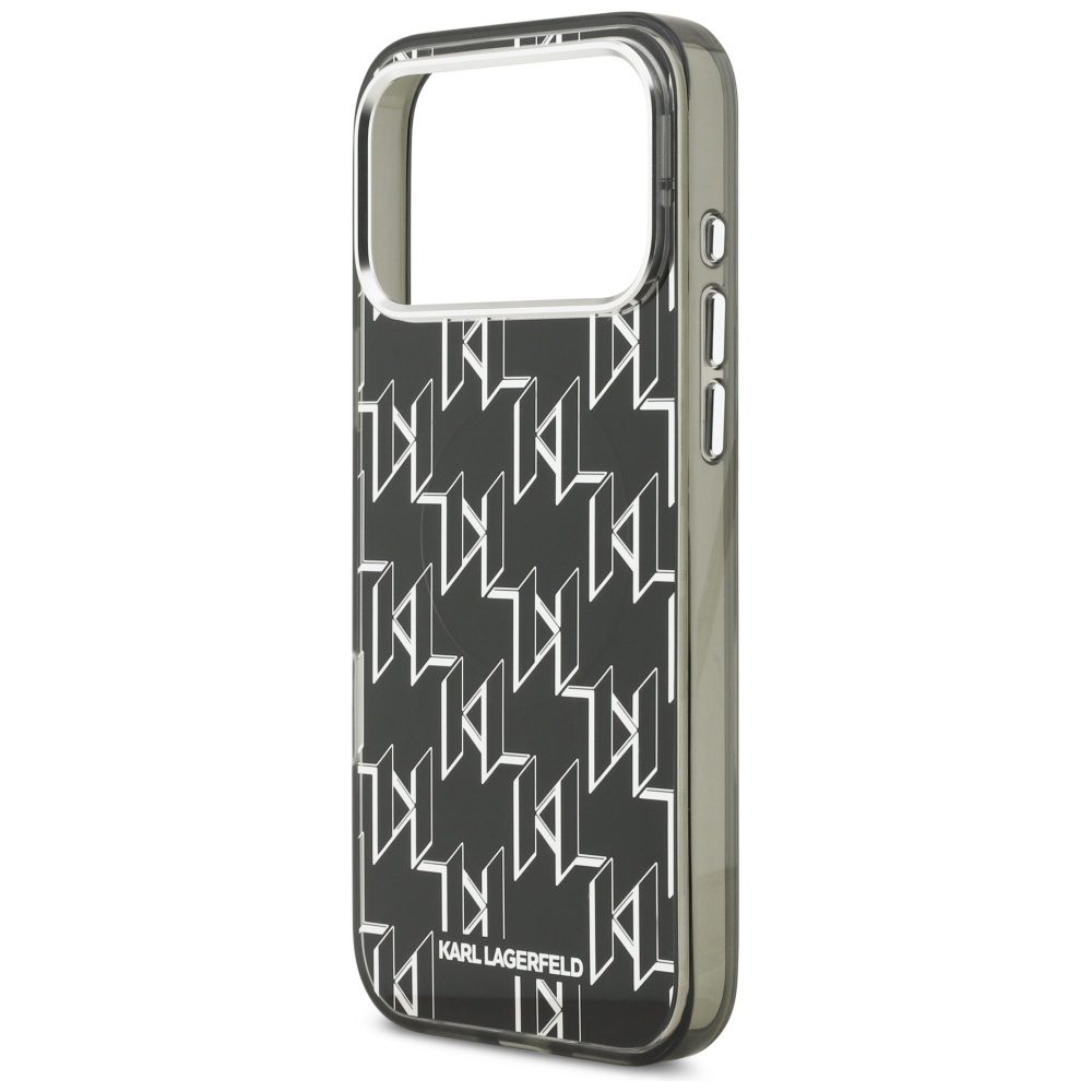 Karl Lagerfeld IML KL Monogram MagSafe case for iPhone 17 Pro Max black