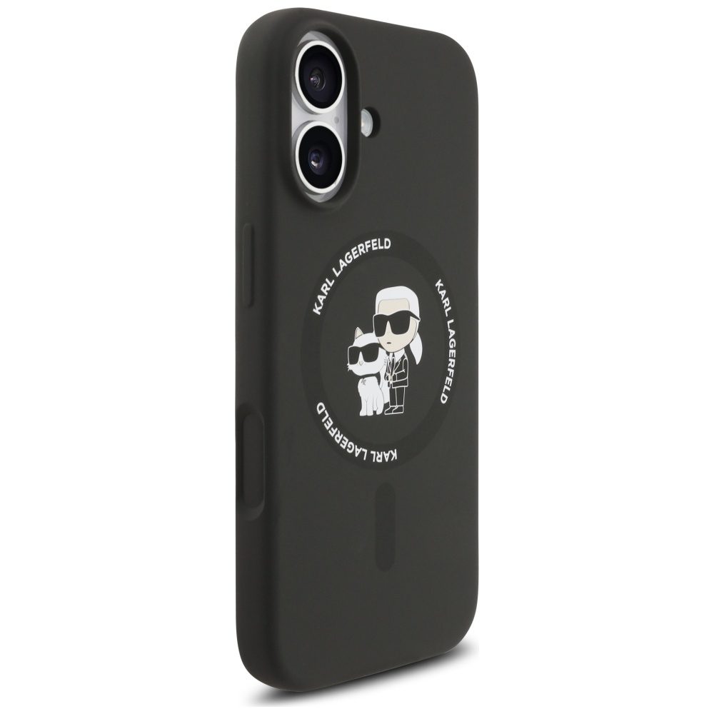 474932_oryg Karl Lagerfeld Silicone Karl&Choupette Ring MagSafe case for iPhone 17 black