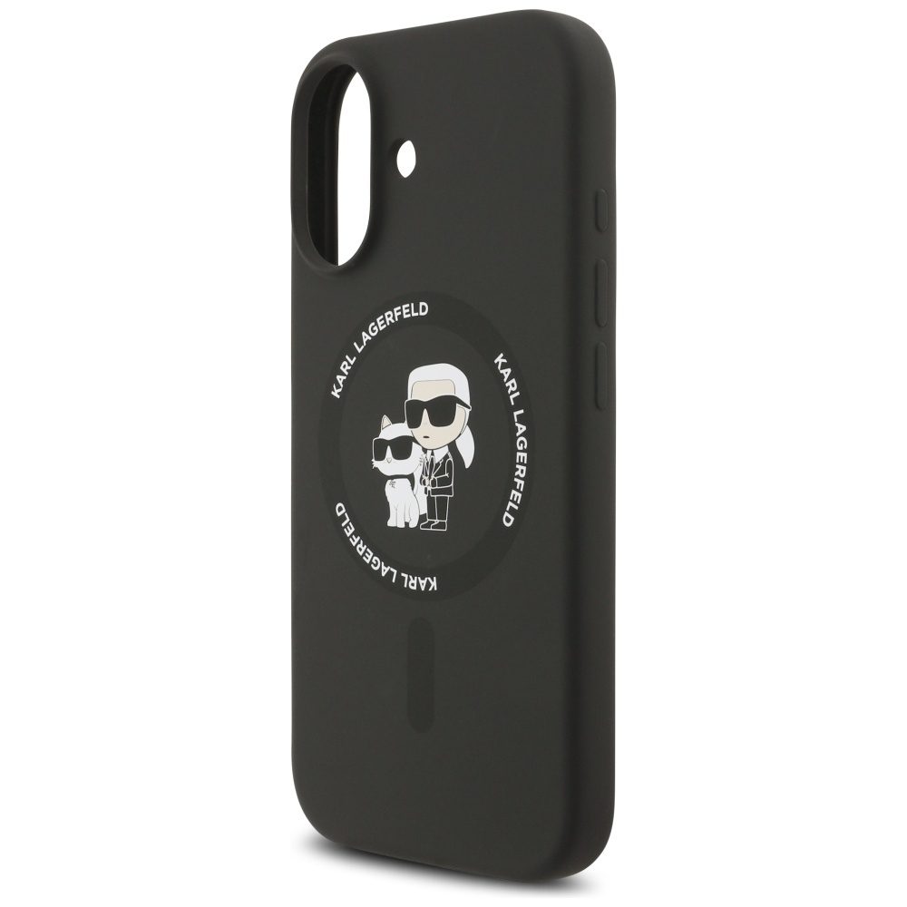 474934_oryg Karl Lagerfeld Silicone Karl&Choupette Ring MagSafe case for iPhone 17 black