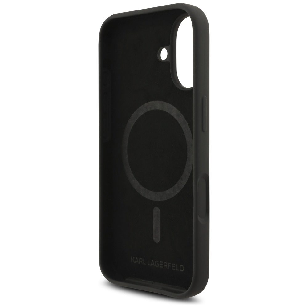 474935_oryg Karl Lagerfeld Silicone Karl&Choupette Ring MagSafe case for iPhone 17 black