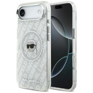 Karl Lagerfeld IML Karl Head Logo MagSafe case for iPhone Air grey