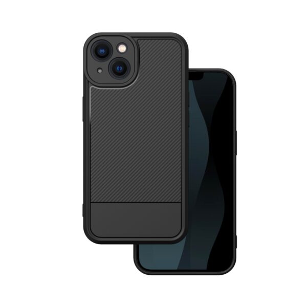 474959_oryg Simple Carbon case for iPhone 13 6,1" black