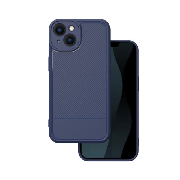 474961_oryg Simple Carbon case for iPhone 13 6,1" blue