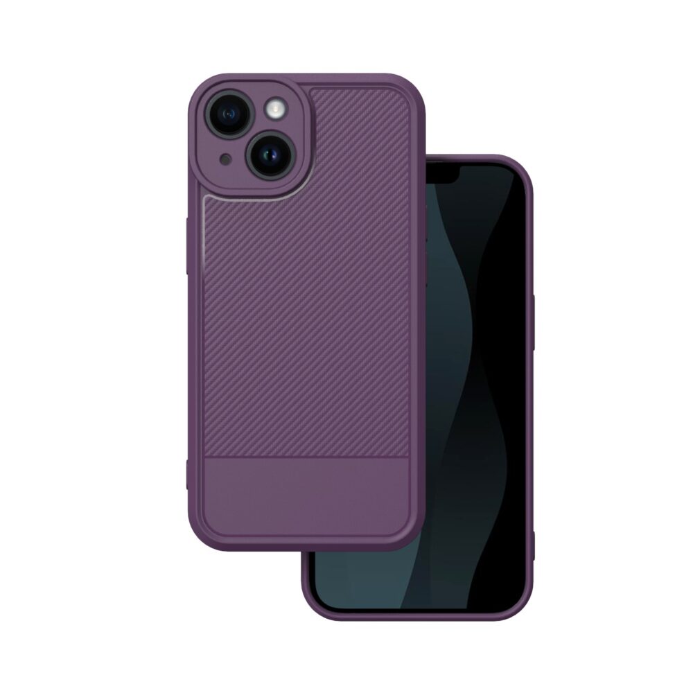 474963_oryg Simple Carbon case for iPhone 14 6,1" purple