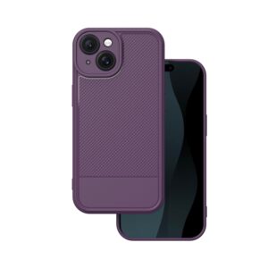 Simple Carbon case for iPhone 15 6,1" purple