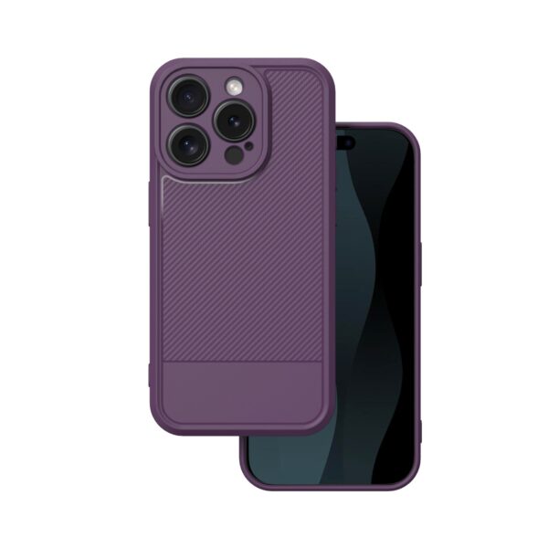474969_oryg Simple Carbon case for iPhone 15 Pro 6,1" purple