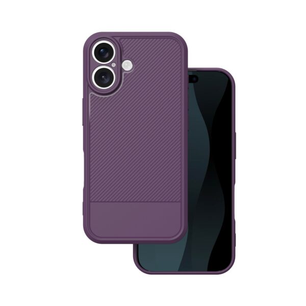 474972_oryg Simple Carbon case for iPhone 16 6,1" purple