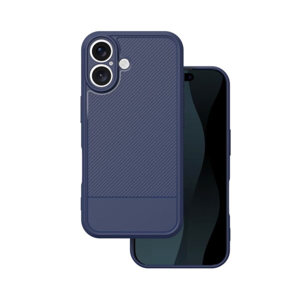 474973_oryg Simple Carbon case for iPhone 16 6,1" blue