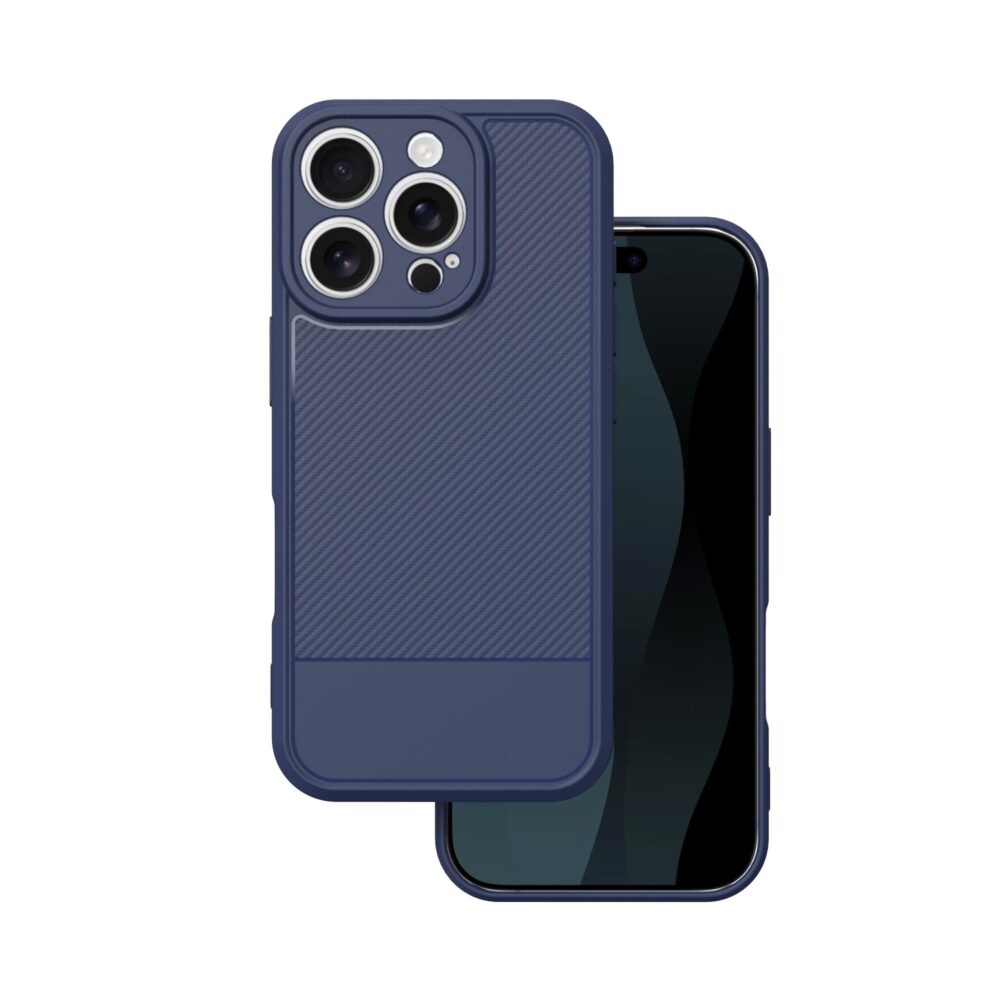 474976_oryg Simple Carbon case for iPhone 16 Pro 6,3" blue
