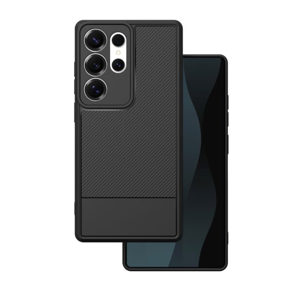 Simple Carbon case for Samsung Galaxy S25 Ultra black