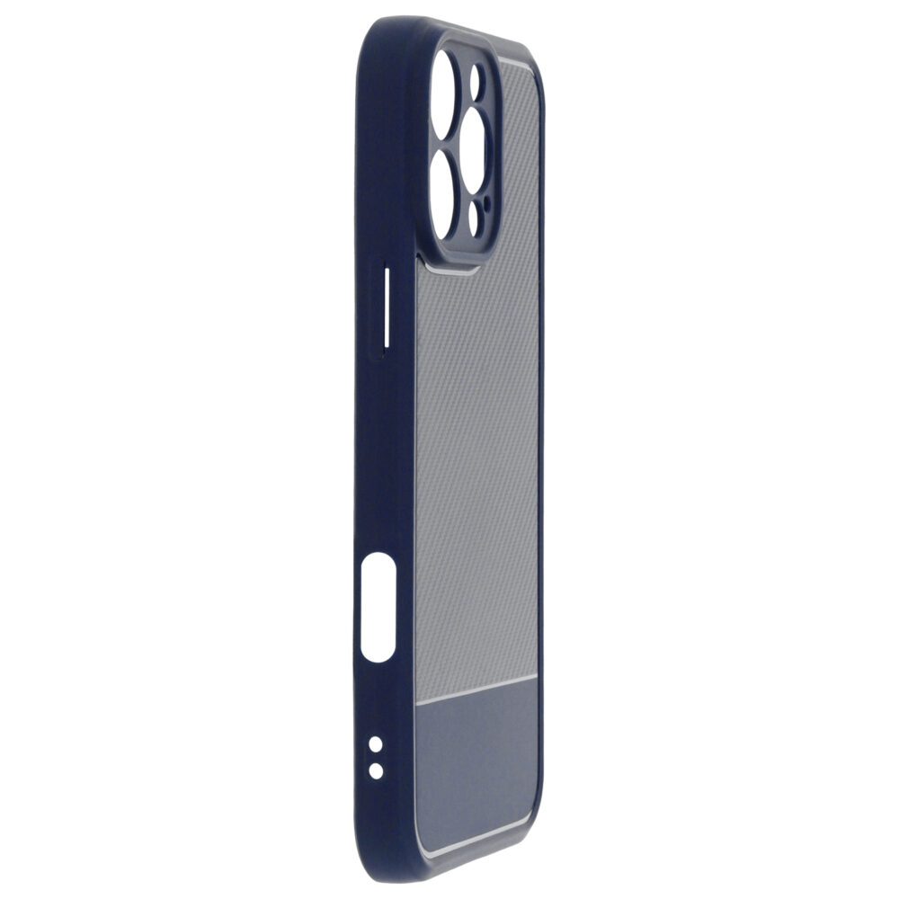 475018_oryg Simple Carbon case for iPhone 14 6,1" blue