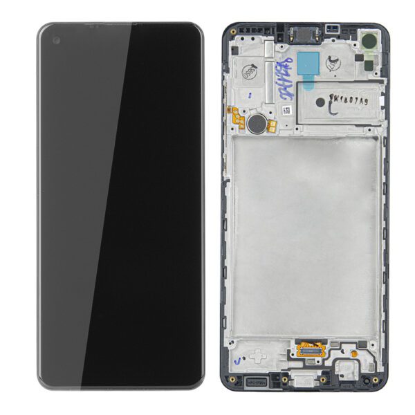 475641_oryg LCD + Touch Panel Samsung A21S A217 GH82-22988A GH82-23089A GH82-24641A black frame original