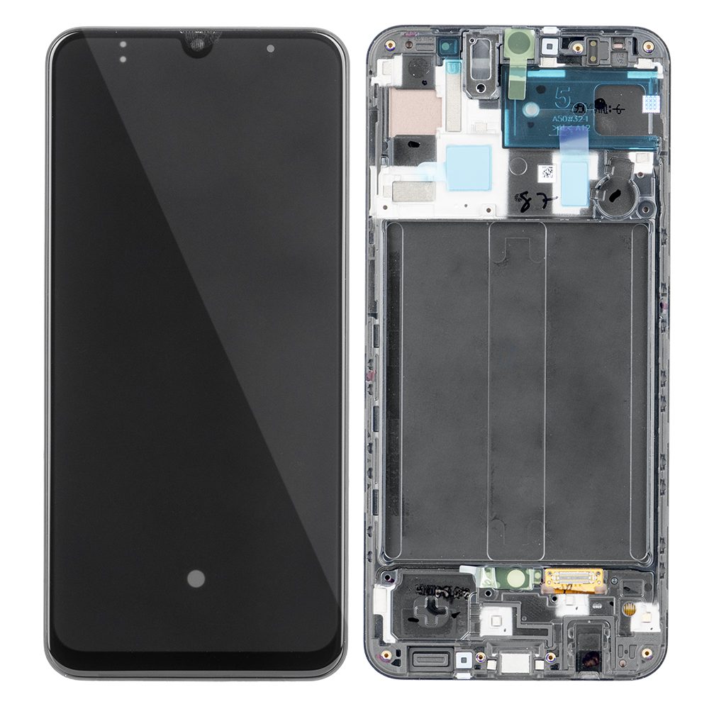 475643_oryg LCD + Touch Panel Samsung A50 A505 GH82-19204A GH82-19713A GH82-19289A black frame original