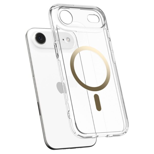 Spigen Ultra Hybrid Mag Magsafe case for iPhone 17 Air Clear/Gold