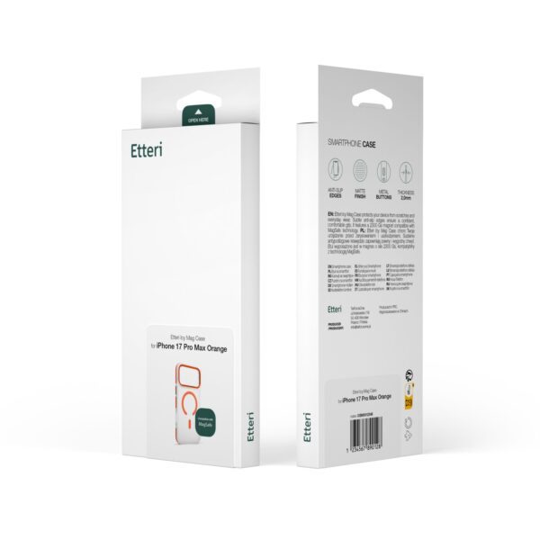 Etteri Icy Mag case for iPhone 17 Air black