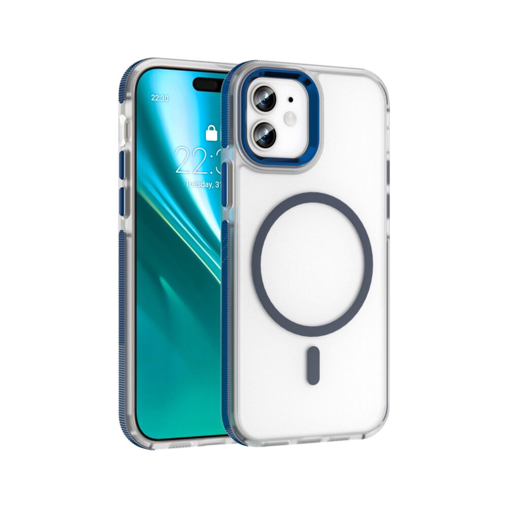 476074_oryg Etteri Icy Mag case for iPhone 12 / 12 Pro 6,1'' blue