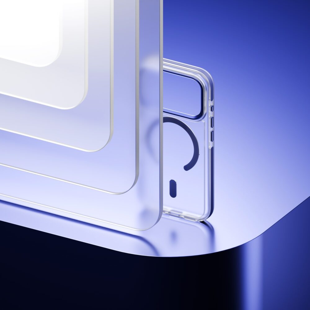 Etteri Icy Mag case for iPhone 17 Pro Max blue