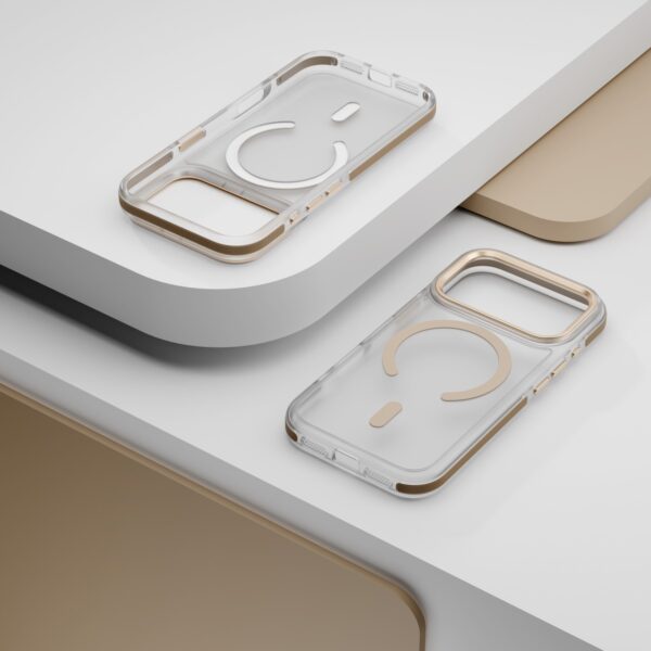 Etteri Icy Mag case for iPhone 17 Pro gold