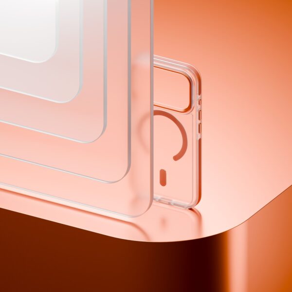 Etteri Icy Mag case for iPhone 17 Pro Max orange