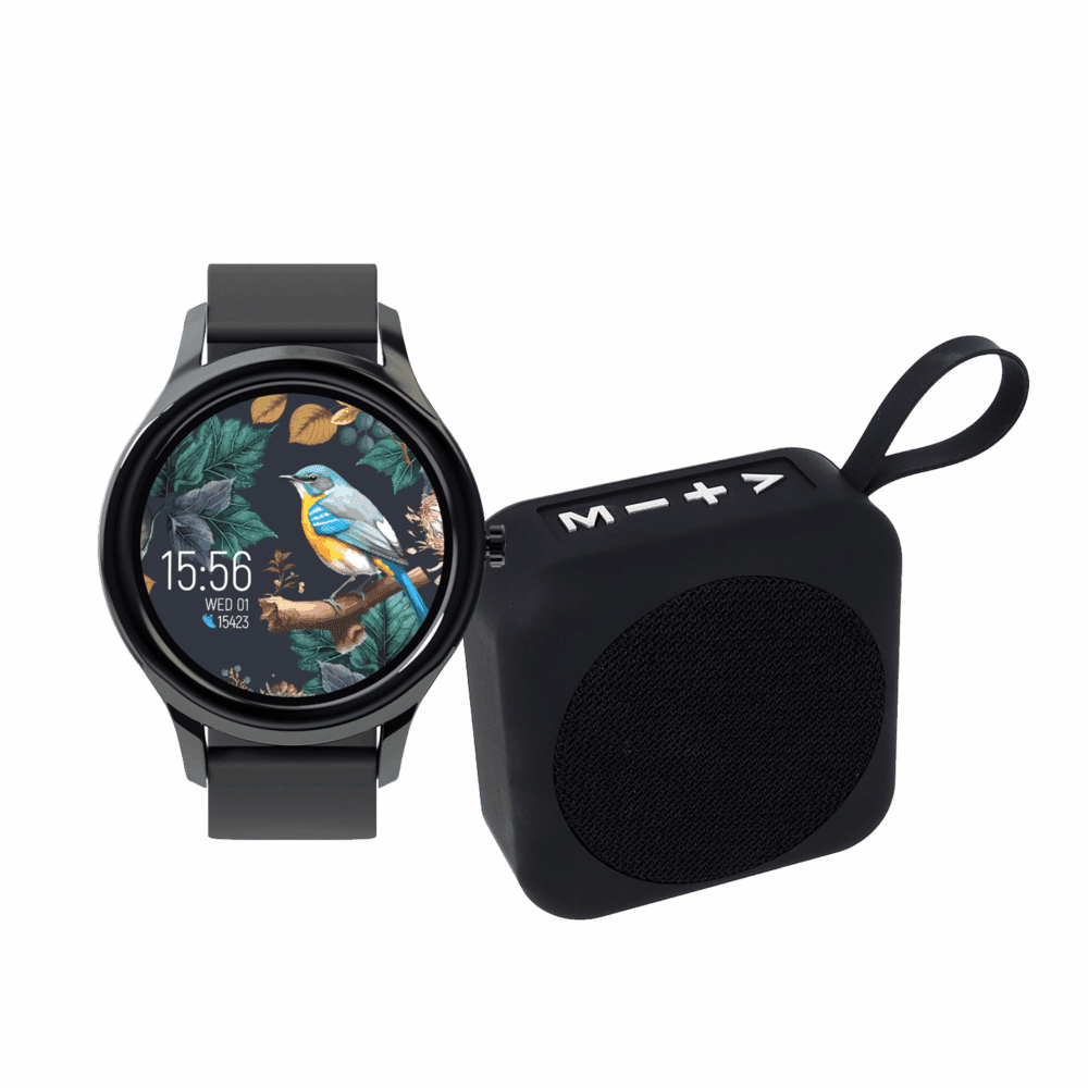 476291_oryg Forever smartwatch ForeVive 3 SB-340 black with bluetooth speaker 3W