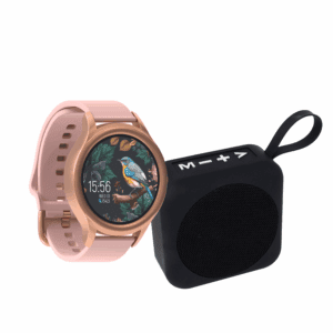 Forever smartwatch ForeVive 3 SB-340 gold with bluetooth speaker 3W