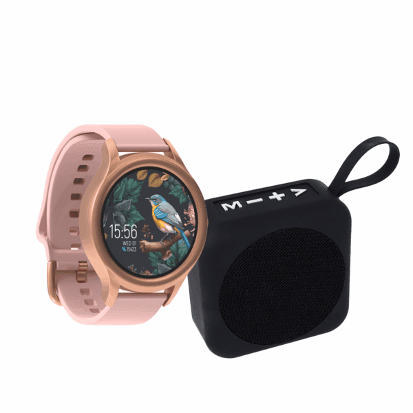 Forever smartwatch ForeVive 3 SB-340 gold with bluetooth speaker 3W