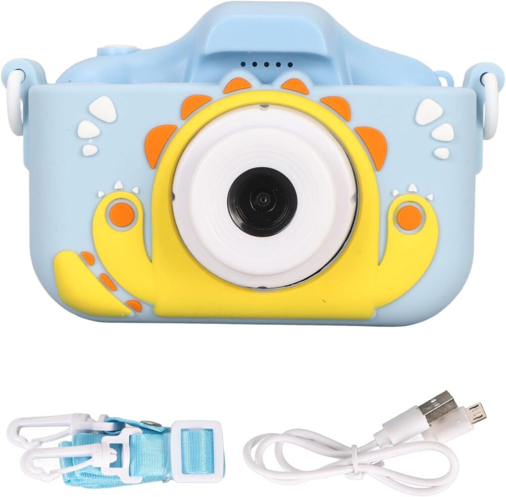 Kids digital camera SKC-100 blue dinosaur