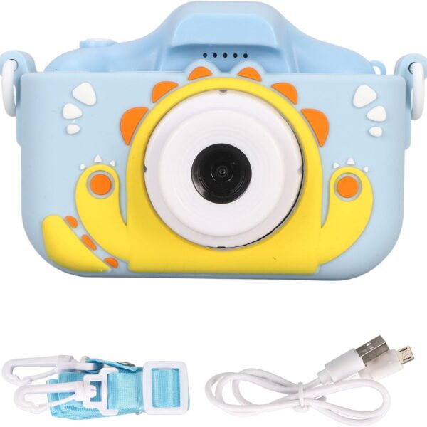 Kids digital camera SKC-100 blue dinosaur