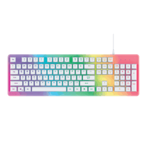 477585_oryg Forever USB Wired Keyboard Rainbow FKB-8005