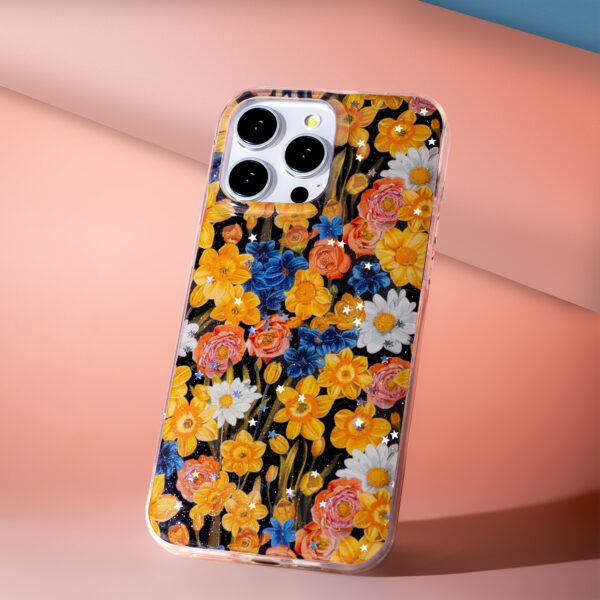 477628_oryg Glow Glam case for iPhone 13 6,1" orange