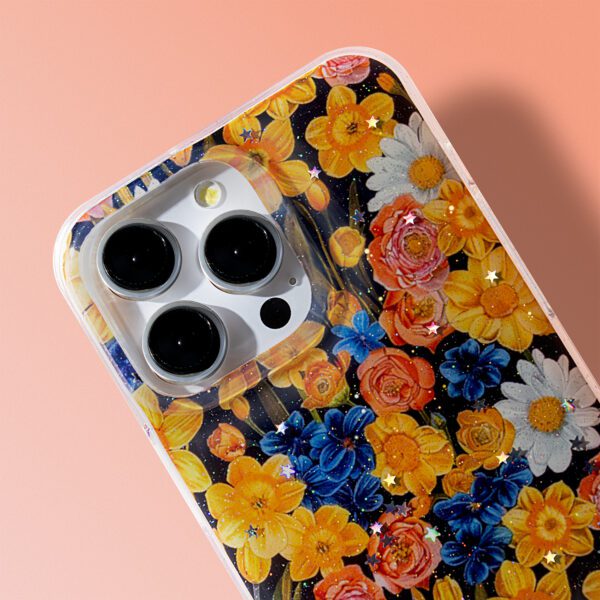 477629_oryg Glow Glam case for iPhone 13 6,1" orange