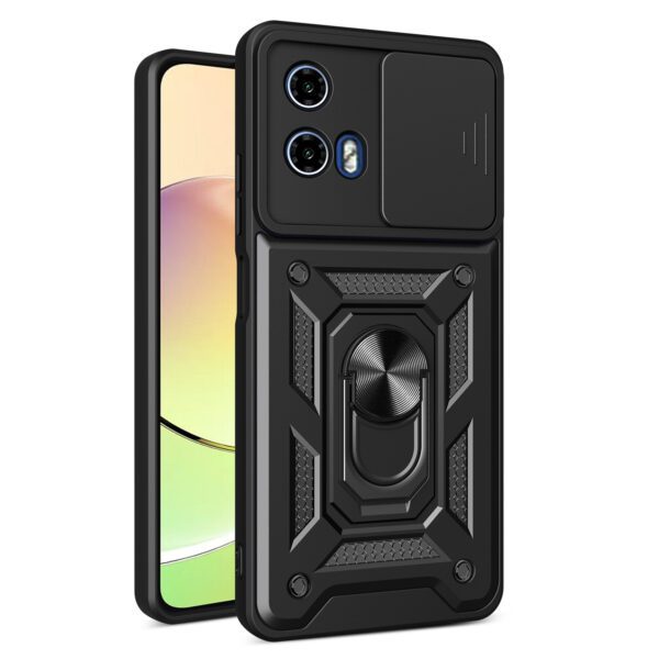 Defender Slide case for Motorola Moto E14 / G24 / G04 black