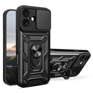 Defender Slide case for iPhone 17 6,3" black