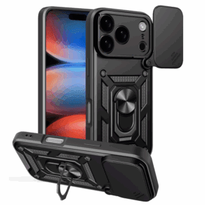 Defender Slide case for iPhone 17 Pro 6,3" black