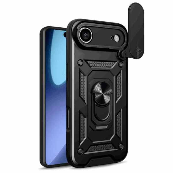 Defender Slide case for iPhone 17 Air 6,6" black