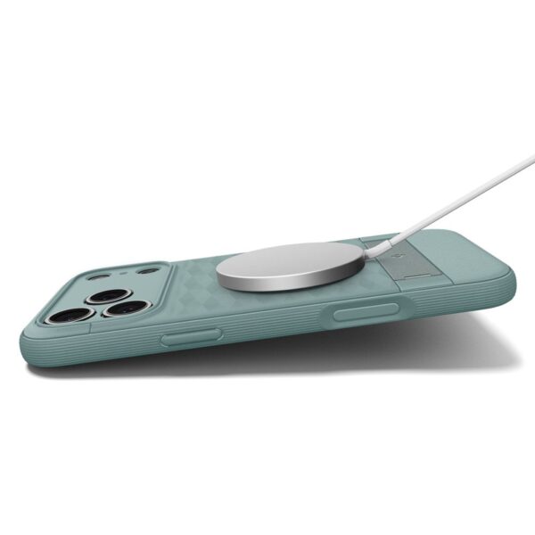 Spigen Parallax ”S” Mag Magsafe case for iPhone 17 Pro Max Sage Green
