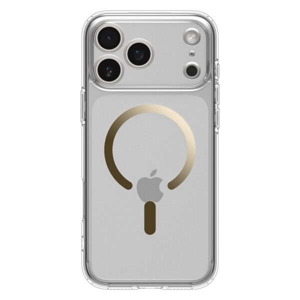 Spigen Ultra Hybrid Mag Magsafe case for iPhone 17 Pro Max Clear/Gold