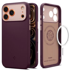Spigen Nano Pop Mag Magsafe case for iPhone 17 Pro Burgundy Bean