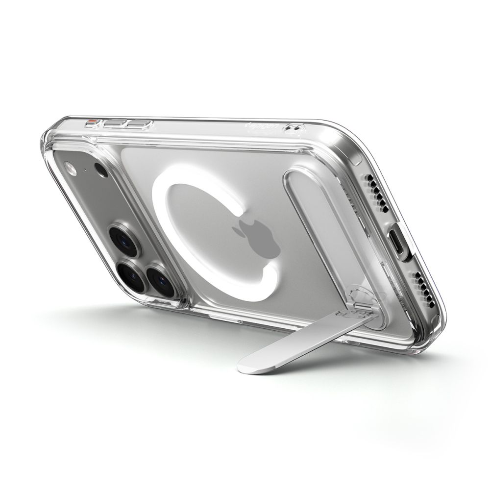 Spigen Ultra Hybrid ”S” Mag Magsafe case for iPhone 17 Pro Clear/White