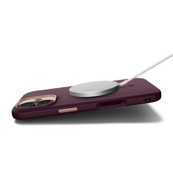 Spigen Nano Pop Mag Magsafe case for iPhone 17 Burgundy Bean