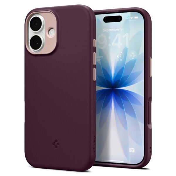 Spigen Nano Pop Mag Magsafe case for iPhone 17 Burgundy Bean