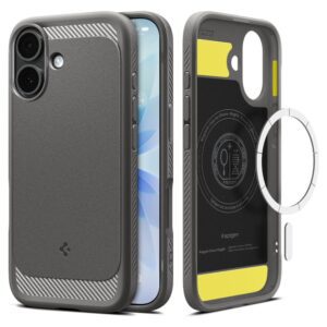 Spigen Rugged Armor Mag Magsafe case for iPhone 17 Grey