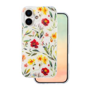 Glow Glam case for iPhone 17 6,3" white